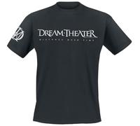 Dream Theater Logo Uomo T-Shirt Nero 100% Cotone Regular