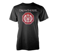 Live Nation Dream Theater-Logo, Maglietta Uomo, Nero (Schwarz), L