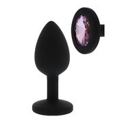 Dream Toys All Time Favorites Silicone Diamond Plug Black