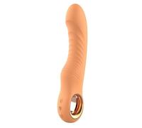 Dream Toys Glam Flexible Ribbed Vibe Orange 22 cm