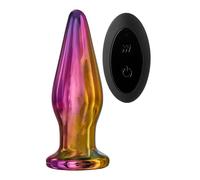 Dream Toys Glamour Glass Remote Vibe Tape Plug Multicolor 12,5 cm