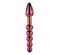 Dream Toys Glamour Glass dildo anale rainbow 18 cm