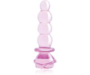 Dream Toys Glaze Glass 5.5" Rosebud Beaded Plug Plug anale 14 cm
