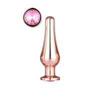 Dream Toys Gleaming Love Pleasure Plug Rose Gold Medium
