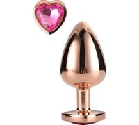 Dream Toys Gleaming Love Plug Rose Gold Large