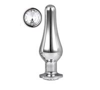 Dream Toys Gleaming Love Pleasure Plug Silver Large