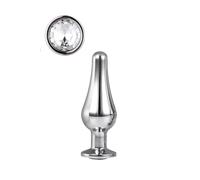Dream Toys Gleaming Love Pleasure Plug Silver Small