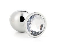 Dream Toys Gleaming Love Plug Silver Medium