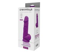 Dream Toys Real Love Dildo with Balls 22 cm Purple