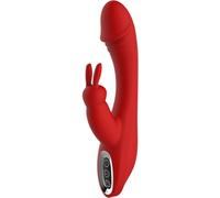 Dream Toys Red Revolution Artemis vibratore con stimolatore clitorideo red 20,5 cm