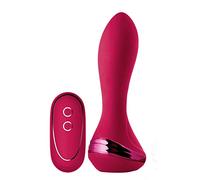Dream Toys Sparkling Inflatable Remote Vibrator Isabella Red 13,6 cm