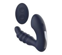 Dream Toys Startroopers Voyager Prostate Massager With Remote Blue 13,5 cm