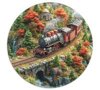 Dream Train Puzzle Giochi Educativo 1000 Elementi Classici Steam Train Puzzle Decorazione Perfetta Giochi-rompicapo Per Adulti E Ragazzi 1000pcs (67.5x67.5cm)