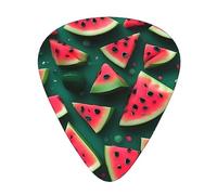Dream Watermelon - Confezione da 12 plettri resistenti all'usura per chitarra, basso, chitarra elettrica, ukulele, sottili, medi e pesanti