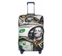 Dream Watermelon - Copertura per bagagli da viaggio per bagagli da 45,7 a 81,7 cm, lavabile, resistente ai graffi, Modelli di banconote, M