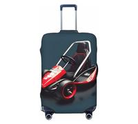 Dream Watermelon - Copertura per bagagli da viaggio per bagagli da 45,7 a 81,7 cm, lavabile, resistente ai graffi, Mini Kart, S