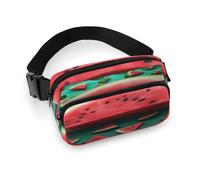 Dream Watermelon Marsupio leggero con cinghia regolabile per corsa e viaggio