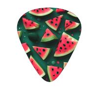 Dream Watermelon - Plettri per chitarra acustica, elettrica e musicista, 12 pezzi in 3 diversi spessori