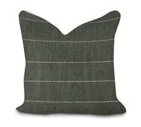 DreamAutumn Federa per cuscino in cotone e lino, con cerniera, verde, vintage, per ufficio, soggiorno, camera da letto, auto, sedia, decorazione per la casa, 50,8 x 50,8 cm