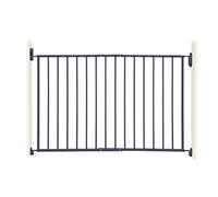 Dreambaby Arizona Extenda - Cancello di sicurezza per bambini, colore carbone, applicazione a vite, apertura bidirezionale, larghezza regolabile (68-112 cm) G9206BB