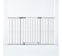 Dreambaby Ava - Cancelletto per scale extra largo, adatto per aperture da 99 a 132,5 cm, altezza 76 cm, ampio cancelletto per scale per cani e neonati, cancello di sicurezza montato a pressione,