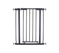 Dreambaby Ava Slimline, cancelletto di sicurezza per bambini, sicuro ed estensibile, con montaggio a pressione, per scale e cani, 61-68 cm di larghezza e 76 cm di altezza, colore: carbone