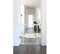 Dreambaby Cancelletto di sicurezza per bambini, a chiusura automatica, a vita bassa, adatto per apertura da 75 a 81 cm di larghezza e 76 cm di altezza, bianco