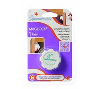 Dreambaby - Chiusura magnetica Mag Lock, 1 chiave, colore bianco