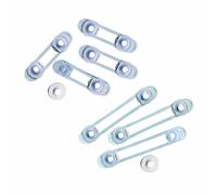 Dreambaby F704 Set Chiusure di Sicurezza Multiuso (3 Pezzi Lunghi+4 Pezzi Corti), Bianco