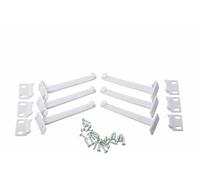 Dreambaby - Fermaporta, pacco da 6, colore bianco