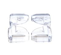 Dreambaby G134 Paraspigoli per Tavoli e Mensole In Vetro, 4 Pezzi, Bianco
