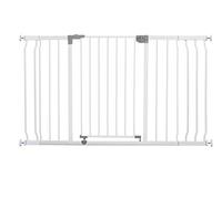 Dreambaby Liberty G9502 - Cancelletto di sicurezza con 1 cancello + 2 estensioni, adatto per 126-132,5 cm, colore: bianco