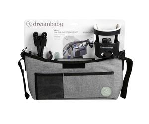 Dreambaby On-The-Go - Kit organizer con borsa, portabicchiere e 2 ganci