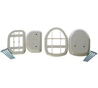 Dreambaby Separatore da parete retrattile per cancello per bambini, compatibile con tutti i cancelli interni ed esterni (30,48 x 10,16 x 2,54 cm) - Bianco
