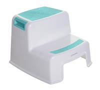 Dreambaby Sgabello Due Gradini Bianco/Azzurro Acqua, White