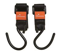 Dreambaby Strollerbuddy® EZY-Fit Ganci per passeggino - confezione da 2 (nero)