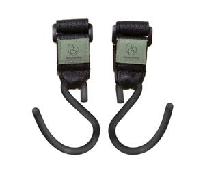 Dreambaby Strollerbuddy® EZY-Fit Ganci per passeggino - confezione da 2 (nero)