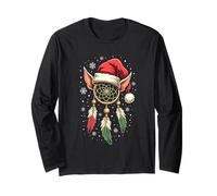 Dreamcatcher Christmas Santa Elf Feather Dream Catcher Maglia a Manica
