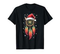 Dreamcatcher Christmas Santa Elf Feather Dream Catcher Maglietta