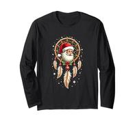 Dreamcatcher Christmas Santa Hat Feather Xmas Dream Catcher Maglia a Manica