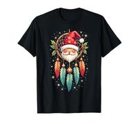 Dreamcatcher Christmas Santa Hat Feather Xmas Dream Catcher Maglietta