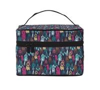 Dreamcatcher1 trousse colorata per trucchi, graziose borse per cosmetici da donna, borsa da toilette, grande borsa organizer da viaggio per il trucco