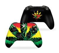 DreamController Green Weed Grass Custom X-box Controller Wireless compatibile con X-box One/Series X/S Orgogliosamente personalizzato negli Stati Uniti con stampa permanente HYDRO-DIP (non solo una