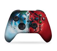 DreamController Jeddi Sith Custom X-Box Controller Wireless Compatibile con X-Box One/X-Box Series X/S, negli Stati Uniti con stampa HYDRO-DIP permanente (non solo su Skin) (Modded)