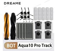 Dreame Aqua10 Ultra Track Robot aspirapolvere Accessori Spazzola laterale principale Mop Filtro in tessuto Sacchetto per la polvere Pezzi di ricambio di ricambio