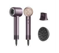 DREAME Glory Combo Hair Dryer, asciugacapelli professionale a 110.000 giri/min, velocità dell'aria di 70 m/s, potente tecnologia agli ioni negativi, peso leggero, controllo della temperatura, Viola