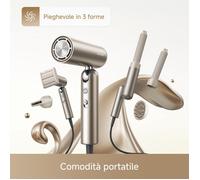 ASCIUGACAPELLI DREAME Pocket Pro 2 Hair Dryer - Gold