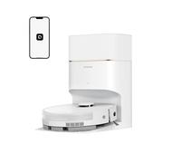 DREAME D20 Pro Plus Robot Aspirapolvere, Aspirazione da 13.000 Pa, Doppia Spazzola per Peli di Animali, Pulizia Degli Angoli, Svuotamento Automatico, Navigazione LDS e Rilevamento Laser