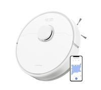 DREAME D9 Max Gen 2 Robot Aspirapolvere Lavapavimenti con Mappatura 6000Pa Navigazione LDS Polvere Fino 570ml Mappatura Multilivello Controllo App&Alexa Aspirazione Tappeti Peli Animali Bianco