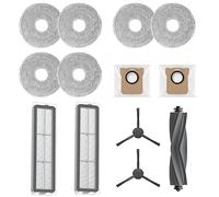Dreame Kit Accessori compatibili con L20 Ultra 1x Spazzola principale, 2x Spazzole laterali 2x Filtri antipolvere, 2x Sacchetto per la raccolta polvere, 3x Coppie di panni mop